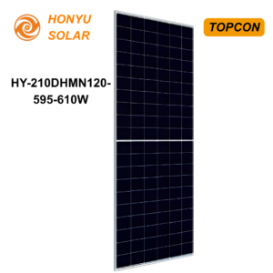 Tấm Pin Năng Lượng Mặt Trời Honyu Solar 595W-610W | HY-210DHMN120